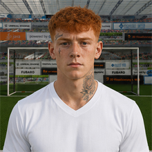 Fußballmanager FußballspielerChris Sale (KI-generiert)