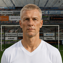 Fußballmanager FußballspielerRex Oldland (KI-generiert)