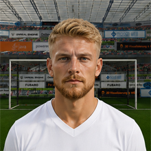 Fußballmanager FußballspielerJanusan Klier (KI-generiert)