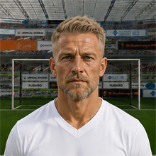 Fußballmanager FußballspielerDerik Matthews (KI-generiert)