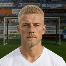 Fußballmanager FußballspielerAmos Scholl (KI-generiert)