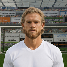 Fußballmanager FußballspielerJorge Senkel (KI-generiert)