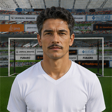 Fußballmanager FußballspielerAvgoustos Zervas (KI-generiert)