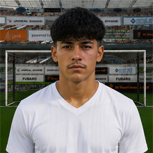 Fußballmanager FußballspielerJose Matheus Azuaje-Fidalgo (KI-generiert)