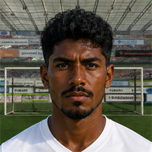 Fußballmanager FußballspielerMwaura García (KI-generiert)