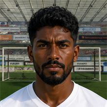 Fußballmanager FußballspielerMwaura García (KI-generiert)