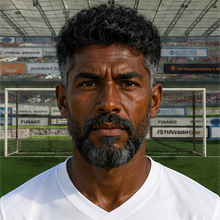 Fußballmanager FußballspielerNader Taha (KI-generiert)
