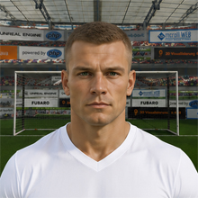 Fußballmanager FußballspielerJuri Yerofeyev (KI-generiert)