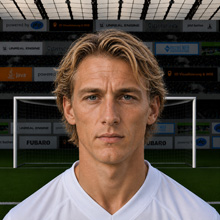 Fußballmanager FußballspielerErich Morgalla (KI-generiert)