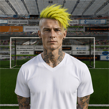Fußballmanager FußballspielerBenjamin Gumpel (KI-generiert)