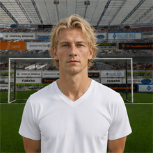 Fußballmanager FußballspielerJasper Baseman (KI-generiert)
