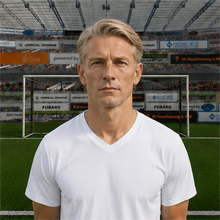 Fußballmanager FußballspielerAaron Briggs (KI-generiert)