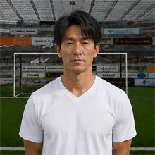 Fußballmanager FußballspielerMichel Irvine (KI-generiert)