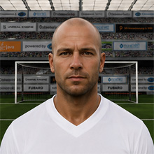 Fußballmanager FußballspielerNoa Leroux (KI-generiert)