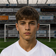 Fußballmanager FußballspielerThiérry Lee (KI-generiert)