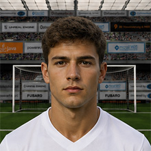 Fußballmanager FußballspielerBo Kupski (KI-generiert)