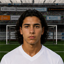 Fußballmanager FußballspielerNestor Velasquez (KI-generiert)