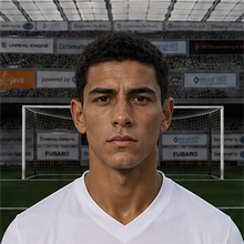 Fußballmanager FußballspielerAthan Johnson (KI-generiert)