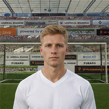 Fußballmanager FußballspielerCaleb Stanley (KI-generiert)