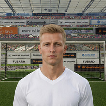 Fußballmanager FußballspielerHanjo Knorrhahn (KI-generiert)