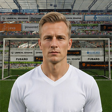 Fußballmanager FußballspielerJustin Kos (KI-generiert)