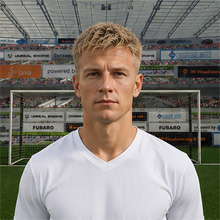 Fußballmanager FußballspielerHubertus Aubuchon (KI-generiert)