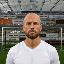 Fußballmanager FußballspielerRex Rottel (KI-generiert)