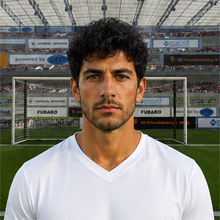 Fußballmanager FußballspielerDemetrio Justiniano (KI-generiert)