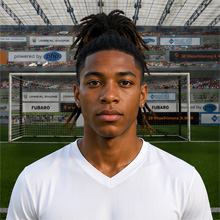 Fußballmanager FußballspielerMaxwell Mercier (KI-generiert)