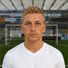 Fußballmanager FußballspielerIdris Akpan (KI-generiert)