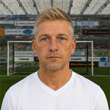 Fußballmanager FußballspielerBence Bódi (KI-generiert)