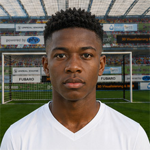 Fußballmanager FußballspielerJabir Babangida (KI-generiert)