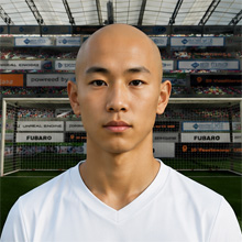 Fußballmanager FußballspielerSeungri Sikou (KI-generiert)