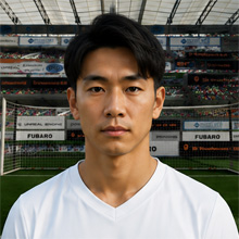 Fußballmanager FußballspielerYuya Ikuta (KI-generiert)