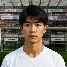 Fußballmanager FußballspielerHiroshi Saka (KI-generiert)