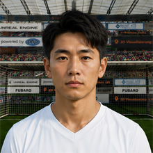 Fußballmanager FußballspielerHan Choung (KI-generiert)