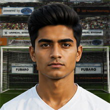 Fußballmanager FußballspielerAmit Goswami (KI-generiert)
