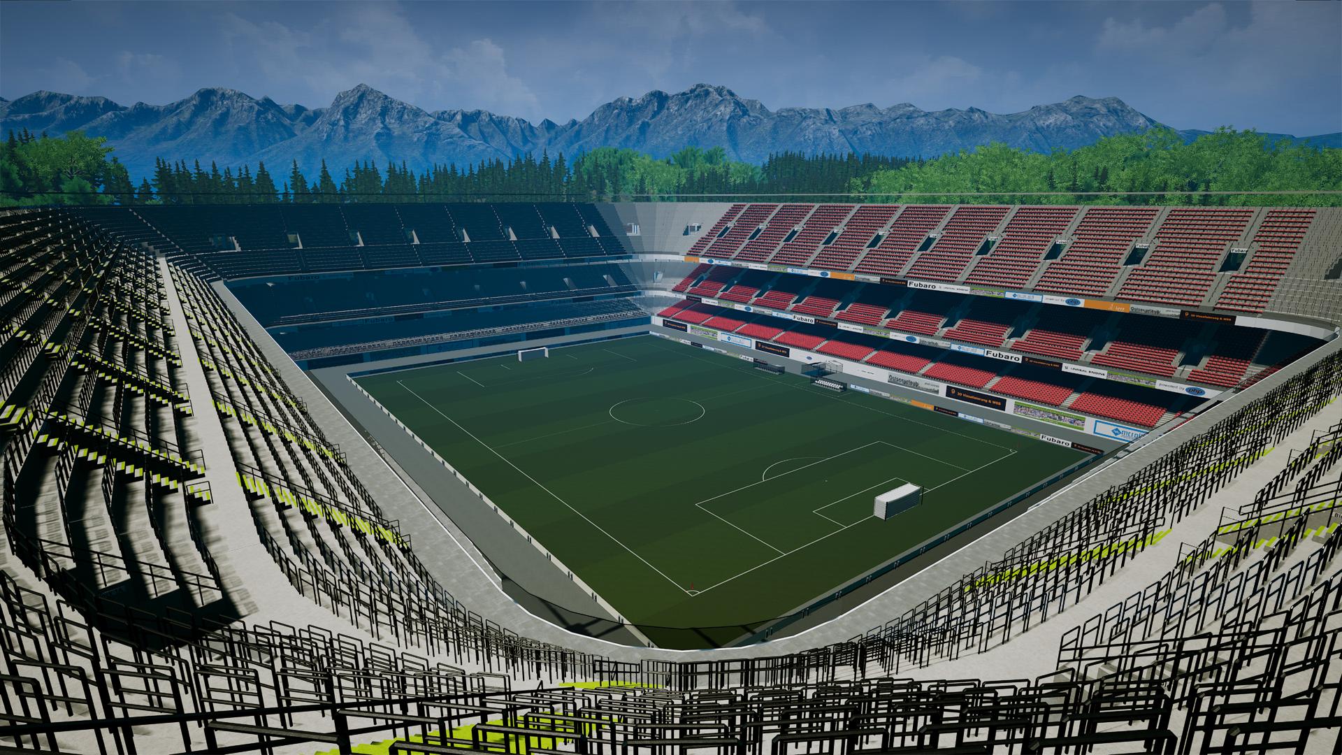 Stadionbild Fränkische Club Zone