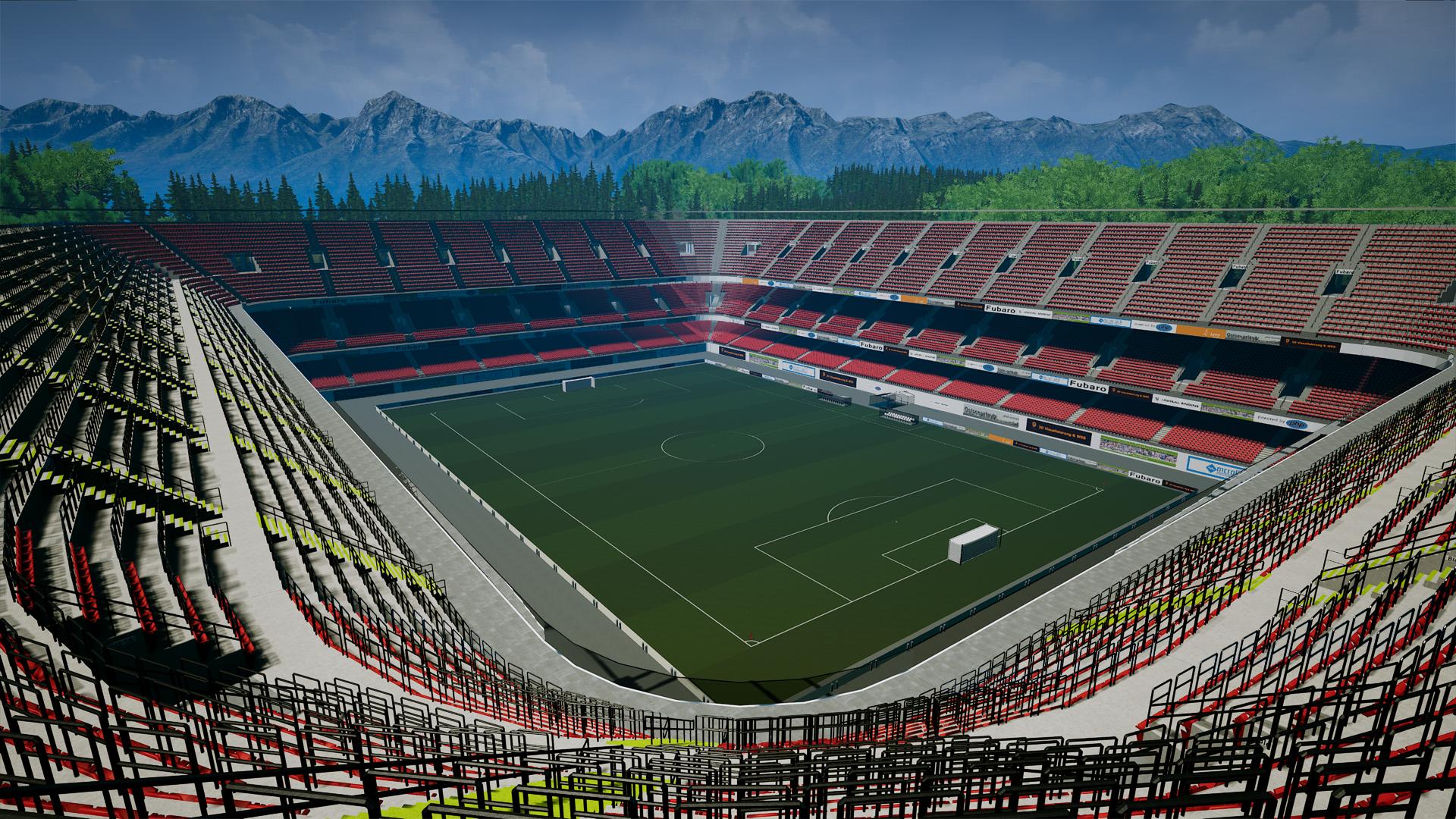 Stadionbild Waldseite
